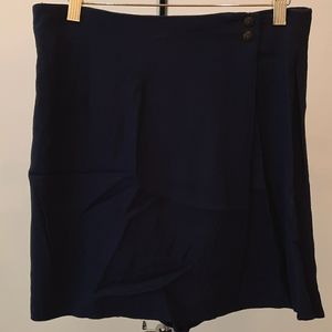 Navy Skort